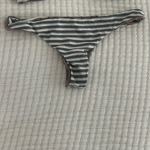 acacia swimwear Other - Acacia swimwear Ho’okipa and Gray Striped Bikini Bottoms